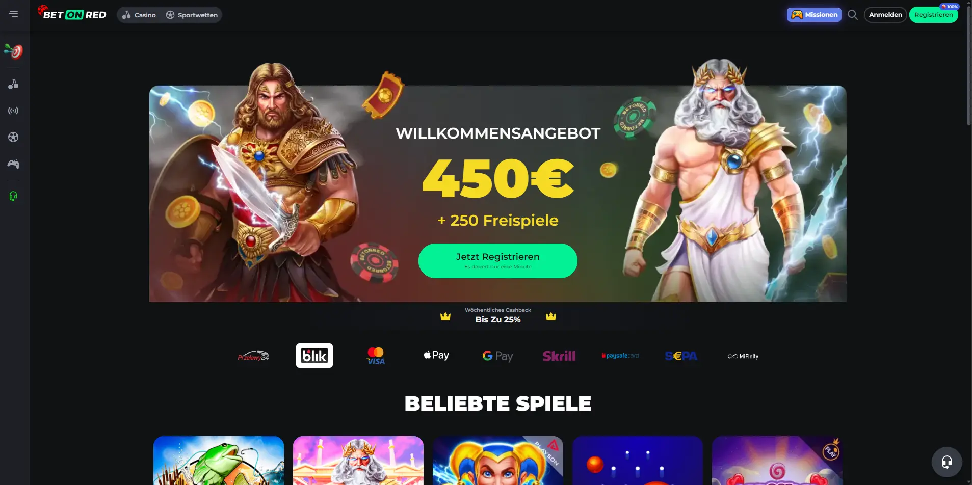 Wichtige Regeln und Spielmechaniken im BetOnRed Casino